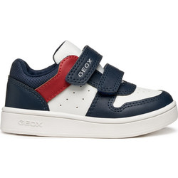 Geox Eclyper Παιδικά Sneakers Navy Μπλε Κόκκινα B565LA000BCC4211