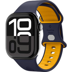 Spigen Nano Pop Λουράκι Σιλικόνης Blueberry Navy / Yellow (Apple Watch 42 / 44 / 45 / 46 / 49mm)