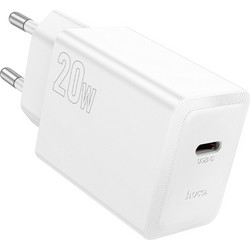 Hoco N68 Φορτιστής χωρίς Καλώδιο με Θύρα USB-C 20W Power Delivery White