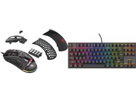 Genesis Thor 303 Μηχανικό Gaming Πληκτρολόγιο TenKeyLess με Outemu Peach Διακόπτες RGB Black + Xenon 800