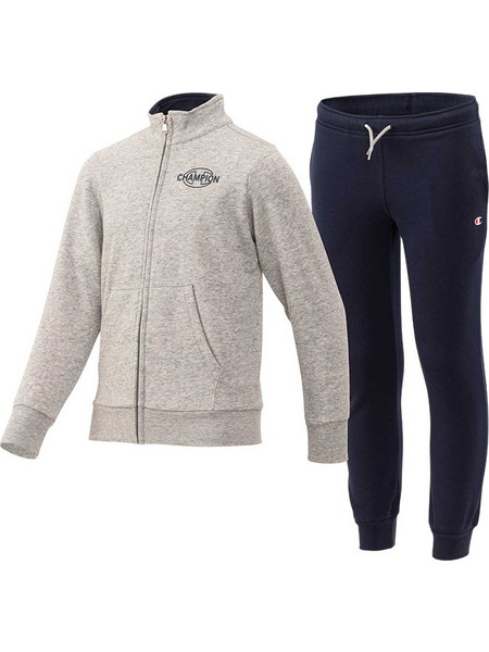 Champion Παιδικό Σετ Φόρμας Γκρι Navy Μπλε 307261-EM021