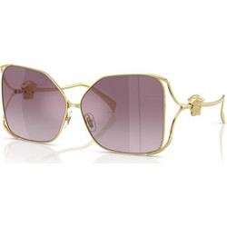 Versace VE2288 10026X Γυναικεία Γυαλιά Ηλίου Τετράγωνα Μεταλλικά Χρυσά με Μωβ Φακό