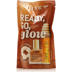 Nuxe Huile Prodigieuse Or Oil 10ml + Reve de Miel Honey Lip Care 10ml + Scrunch