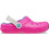 Crocs Ανατομικές Χειμερινές Παιδικές Παντόφλες για Κορίτσι με Γούνα Φούξια Μωβ 207009-6TX