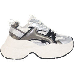Buffalo Yuno Γυναικεία Sneakers Chunky Ασημί 1636568