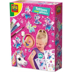 SES Creative Tattoos and Glitters Unicorn