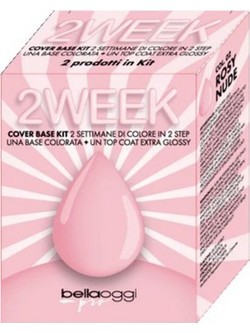 Bella Oggi 2 Week 02 Rosy Nude & Top Coat Σετ Glitter Ημιμόνιμο Βερνίκι Νυχιών 10ml