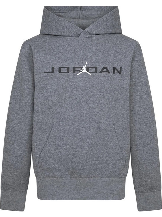 Jordan Παιδικό Φούτερ με Κουκούλα Γκρι 95D665-GEH