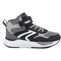Primigi Παιδικά Μποτάκια Μαύρα Λευκά με Σκρατς 8964244