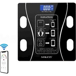 Sokany SK-19019 Smart Ζυγαριά με Λιπομέτρηση & WiFi