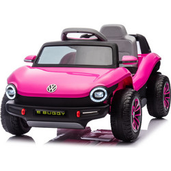 KikkaBoo Volkswagen Buggy Ηλεκτροκίνητο Μονοθέσιο Παιδικό Αυτοκίνητο με Τηλεχειριστήριο 12V Φούξια