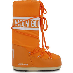 Moon Boot Γυναικεία Μποτάκια Χιονιού Πλατφόρμα Πορτοκαλί με Γούνα 14004400-090