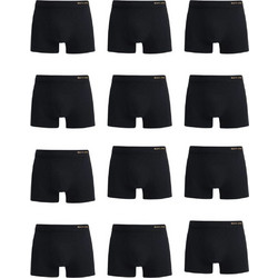 Uomo Ανδρικά Μποξεράκια Σετ 12Pack Μαύρα 719-12