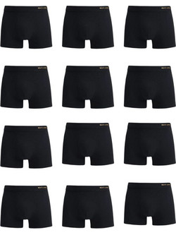 Uomo Ανδρικά Μποξεράκια Σετ 12Pack Μαύρα 719-12