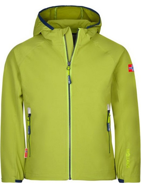 Trollkids Παιδικό Μπουφάν Χειμωνιάτικο Softshell Αδιάβροχο Αντιανεμικό Lime 328-345