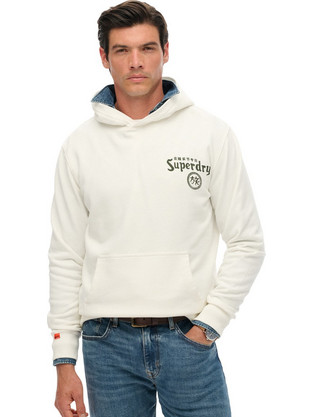 Superdry Ovin TOKYO Ανδρικό Αθλητικό Φούτερ με Κουκούλα Μπεζ M2014390A-71D