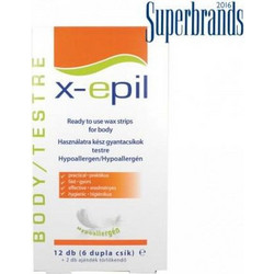 X-epil Sensitive Ταινίες Αποτρίχωσης για Σώμα για Ευαίσθητες Επιδερμίδες 12τμχ