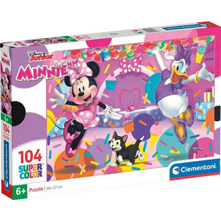 Παιδικό Puzzle Clementoni Super Color Disney Minnie 104 Κομμάτια 1210-25054