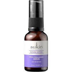 Sukin Natural Actives Pro-Collagen Αντιγηραντικό Serum Προσώπου για Σύσφιξη με Πεπτίδια & Υαλουρονικό 25ml