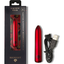 Rocks-Off Vibrating Bullet Poppy Δονητής Bullet Κόκκινος