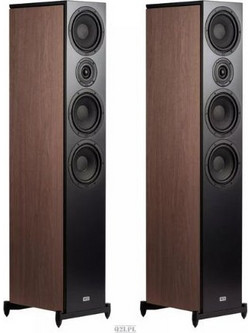 Heco Aurora XT 700 Ζεύγος Ηχείων Hi-Fi Δαπέδου 200W 3 Δρόμων Walnut