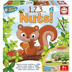 Educa 1,2,3 Nuts Επιτραπέζιο Παιχνίδι για Παιδιά 4+ Ετών για 2+ Παίκτες