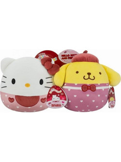 Jazwares Squishmallows Sanrio Valentine Hello Kitty & Pompompurin 20cm