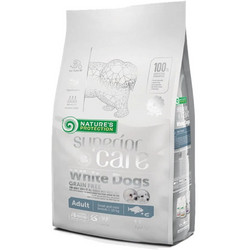 Nature's Protection Superior Care White Dog Grain Free Adult Small & Mini with White Fish 17kg