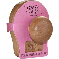 HISKIN Crazy Hair Scalp Massager Καφέ