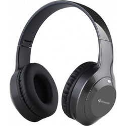 Kisonli 1Ενσύρματα & Ασύρματα Bluetooth Ακουστικά Over Ear Μαύρα