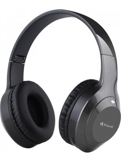 Kisonli 1Ενσύρματα & Ασύρματα Bluetooth Ακουστικά Over Ear Μαύρα