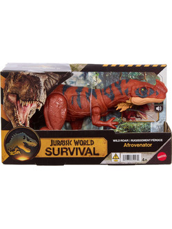 Mattel Jurassic World Survival Wild Roar Afrovenator Φιγούρα Δεινόσαυρος για 4+ Ετών