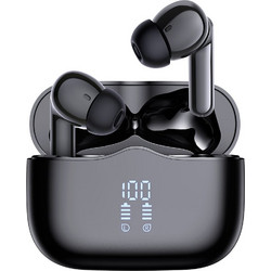 Techsuit CW2 Ακουστικά Bluetooth In Ear Black