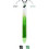 Legami Click & Clack Panda Στυλό Διαρκείας 1mm Πολύχρωμο CLICK0025