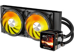 Darkflash DE240 Black Υδρόψυξη CPU 120mm ARGB για Socket 1200 / 1700 / 1851 / AM3 / AM3+ / AM4 / AM5 / 115x