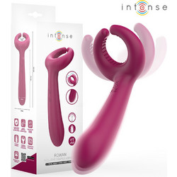 Intense Rowan Inclusive Couple Vibrator Κλειτοριδικός Δονητής Ροζ