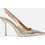 Steve Madden Γόβες Slingback Δερμάτινες με Τακούνι Στιλέτο Χρυσές 1100484