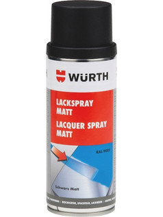 Wurth Σπρέι Βαφής Μαύρο Ματ 400ml