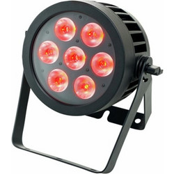 Eurolite IP 7x9W SCL Φωτορυθμικό Προβολέας Spot LED PAR DMX UV / Θερμό Λευκό / Ψυχρό Λευκό