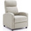 HomeMarkt Πολυθρόνα Relax με Υποπόδιο Ανακλινόμενη Μπεζ HM3299.03