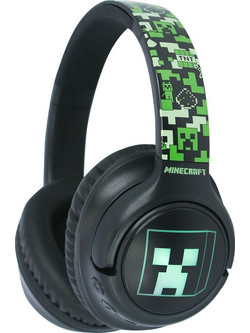 OTL Minecraft MC1241 Ασύρματα Bluetooth Παιδικά Ακουστικά Over Ear Μαύρα Πράσινα
