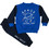 Joom Παιδικό Σετ Φόρμας Royal Blue Μαύρο 23225360