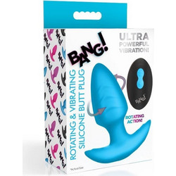 XR Brands Bang! Ultra Πρωκτική Σφήνα Ασύρματη με Δόνηση 10cm Μπλε
