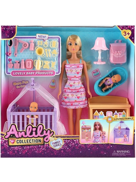 Blue Toys Κούκλα Anlily Loving Family