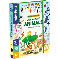 mierEdu Magnetic Puzzle All About Animals