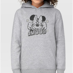Mister Tee Minnie Mouse Σετ Παιδικό Φούτερ με Κουκούλα Γκρι και T-Shirt Λευκό MTK353A-20539