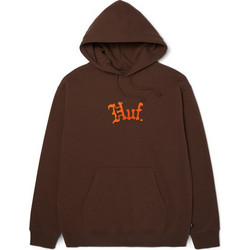 Huf Γυναικείο Φούτερ Oversized με Κουκούλα & Τσέπες Σοκολατί 1565871
