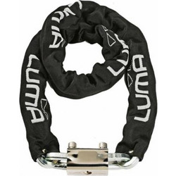 Luma Enduro Delta 10 Αντικλεπτική Αλυσίδα Μηχανής με Κλειδαριά 150cm 10mm Μαύρη Λευκή