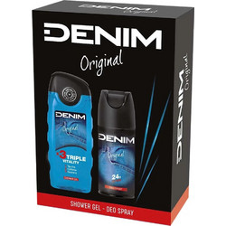 Denim Original Men's Shower Gel 250ml + Deodorant Spray 150ml