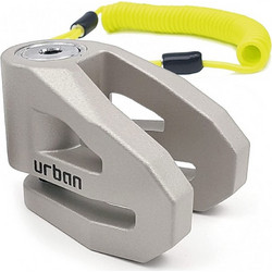 Urban UR206T Κλειδαριά Δισκόφρενου Μηχανής 6mm Ασημί